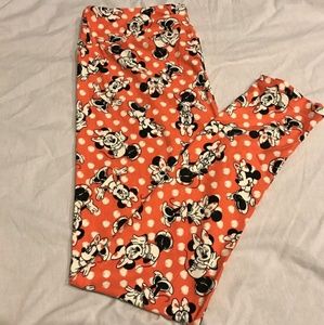 Lularoe Minnie mouse tc leggings